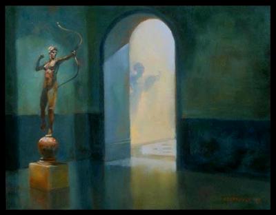 18x24.Last Call at the Legion of Honor" 18x24.Last Call at the Legion of Honor"