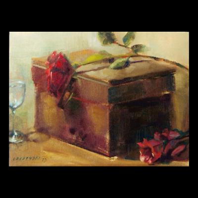 9x12.Pandor's Rose 9x12.Pandor's Rose