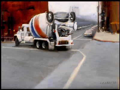 9x12.Architect's Ice Cream truck 9x12.Architect's Ice Cream truck