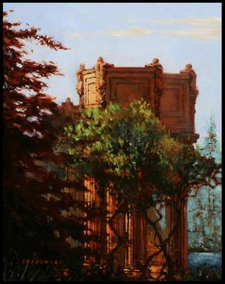 SOLD12.Something Though the Trees.12x12 SOLD12.Something Though the Trees.12x12