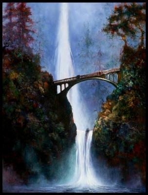 24x18.Multnoma Falls 24x18.Multnoma Falls